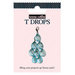 Teresa Collins - T Drops - Hanging Crystals - Bling - Tiffany Blue