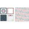 Teresa Collins - Tis the Season Christmas Collection - 12 x 12 Double Sided Paper - Checklist, CLEARANCE