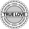 Teresa Collins - Crush Collection - Valentines - Rubber Stamp - True Love, CLEARANCE