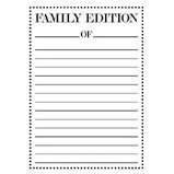 Teresa Collins - Cling Mounted Rubber Stamp - Family Edition, CLEARANCE