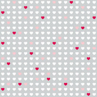 Teresa Collins - Crush Collection - Valentines - 8 x 8 Transparency - Mini Hearts, CLEARANCE