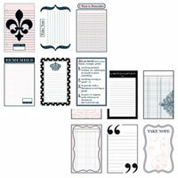 Teresa Collins - Journal-it Girl Collection - 12 x 12 Double Sided Paper - Crown Notes