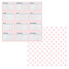 Teresa Collins - Journal-it Girl Collection - 12 x 12 Double Sided Paper - Calendar