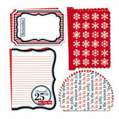 Teresa Collins - Tis the Season Collection - 12 x 12 Die Cuts - Christmas - Snowflake, CLEARANCE