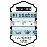 Teresa Collins - Chic Bebe Boy Collection - Ribbon, CLEARANCE