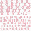 Teresa Collins - Chic Bebe Girl Collection - Cardstock Stickers - Alphabet, CLEARANCE