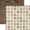 Teresa Collins - Christmas Cottage Collection - 12 x 12 Double Sided Paper - Countdown