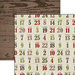 Teresa Collins - Christmas Cottage Collection - 12 x 12 Double Sided Paper - Countdown