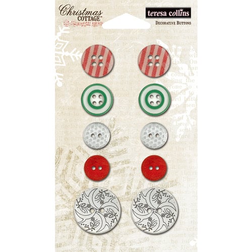 Teresa Collins - Christmas Cottage Collection - Buttons