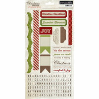 Teresa Collins - Christmas Cottage Collection - Cardstock Stickers - One