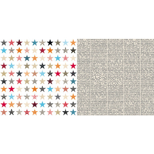 Teresa Collins - Celebrate Collection - 12 x 12 Double Sided Paper - Stars
