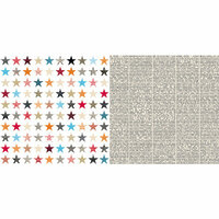Teresa Collins - Celebrate Collection - 12 x 12 Double Sided Paper - Stars