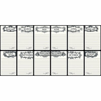 Teresa Collins - Giving Thanks Collection - 12 x 12 Double Sided Paper - Calendar, CLEARANCE