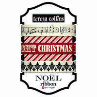 Teresa Collins - Noel Collection - Christmas - Ribbon, CLEARANCE