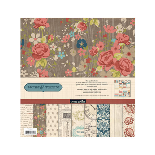 Teresa Collins - Now And Then Collection - 12 x 12 Paper and Accessories Pack