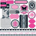 Teresa Collins - Posh Collection - 12 x 12 Die Cut Paper