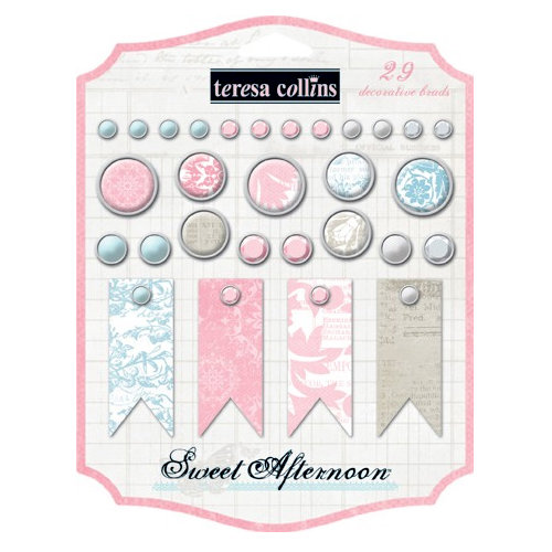Teresa Collins - Sweet Afternoon Collection - Brads