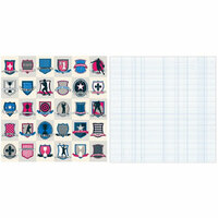 Teresa Collins - Sports Edition II Collection - 12 x 12 Double Sided Paper - Shields