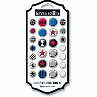 Teresa Collins - Sports Edition II Collection - Decorative Brads