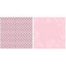 Teresa Collins - Timeless Collection - 12 x 12 Double Sided Paper - Pink Stripe