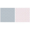 Teresa Collins - Timeless Collection - 12 x 12 Double Sided Paper - Gray Damask