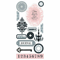 Teresa Collins - Timeless Collection - Die Cut Chipboard - Elements