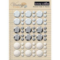 Teresa Collins - Vintage Finds Collection - Faceted Rhinestones