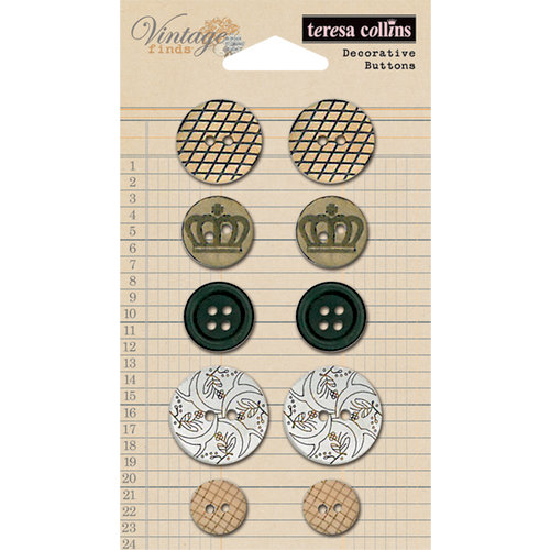 Teresa Collins - Vintage Finds Collection - Buttons