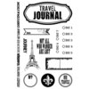 Teresa Collins - World Traveler Collection - Clear Acrylic Stamps - World Traveler