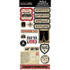 Teresa Collins - World Traveler Collection - Die Cut Chipboard - Elements