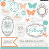Teresa Collins - Tell Your Story Collection - Die Cut Chipboard Stickers - Elements
