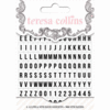 Teresa Collins - Basically Essential Collection - Cardstock Stickers - Matchbook Alphabet - White