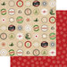 Teresa Collins - Candy Cane Lane Collection - Christmas - 12 x 12 Double Sided Paper - Labels