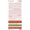 Teresa Collins - Candy Cane Lane Collection - Christmas - Cardstock Stickers - Alphabet