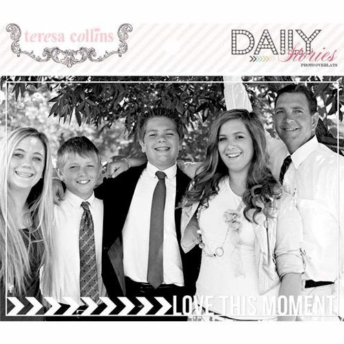 Teresa Collins Designs - Daily Stories Collection - Photo Overlays