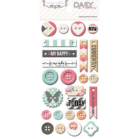 Teresa Collins Designs - Daily Stories Collection - Buttons