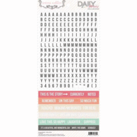 Teresa Collins - Daily Stories Collection - Cardstock Stickers - Alphabet and Label