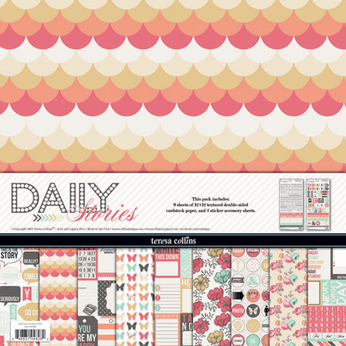 Teresa Collins - Daily Stories Collection - 12 x 12 Collection Pack