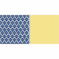 Teresa Collins - Everyday Moments Collection - 12 x 12 Double Sided Paper - Yellow Dots