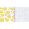 Teresa Collins - Everyday Moments Collection - 12 x 12 Double Sided Paper - Yellow Flowers