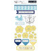Teresa Collins - Everyday Moments Collection - Die Cut Chipboard Stickers - Elements