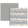 Teresa Collins - Far and Away Collection - 12 x 12 Double Sided Paper - Chevron