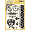 Teresa Collins - Fabrications Collection - Canvas - Clear Acrylic Stamps