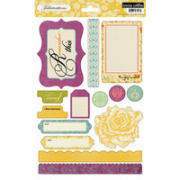 Teresa Collins - Fabrications Collection - Canvas - Die Cut Cardstock