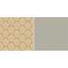 Teresa Collins - Fabrications Collection - Linen - 12 x 12 Double Sided Paper - Tan Damask