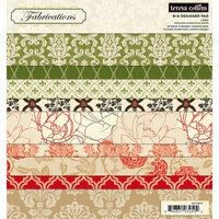 Teresa Collins - Fabrications Collection - Linen - 8 x 8 Paper Pad