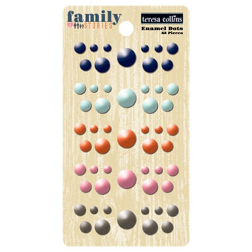 Teresa Collins - Family Stories Collection - Enamel Dots