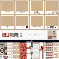 Teresa Collins Designs - Hello My Name Is Collection - 12 x 12 Collection Pack