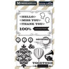 Teresa Collins - Memorabilia Collection - Clear Acrylic Stamps