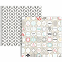 Teresa Collins - Memories Collection - 12 x 12 Double Sided Paper - Dots